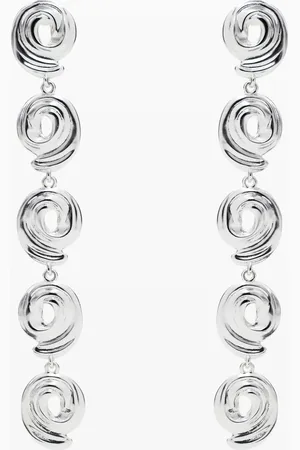 Desigual Pendientes cascada espirales baño plata Zalio - - U