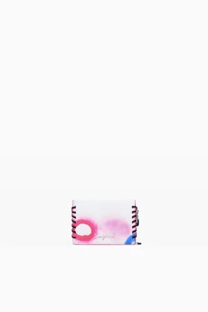 Desigual Monedero pequeño pespuntes - - U
