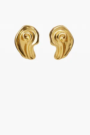 Desigual Pendientes concha baño oro Zalio - - U