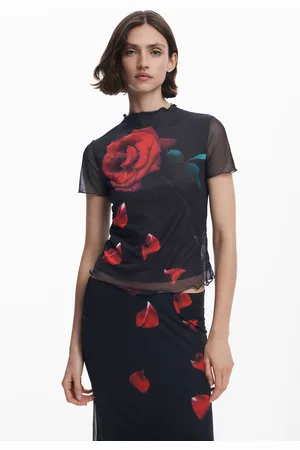 Desigual Camiseta flor Tyler McGillivary - - L