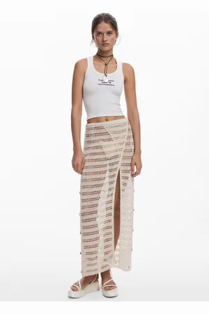 Desigual Camiseta tirantes texto - - L