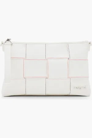 Desigual Bandolera M trenzado pespuntes - - U