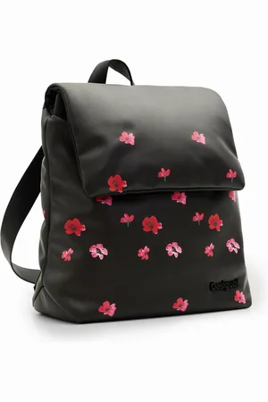 Desigual Mochila S acolchada flores - - U