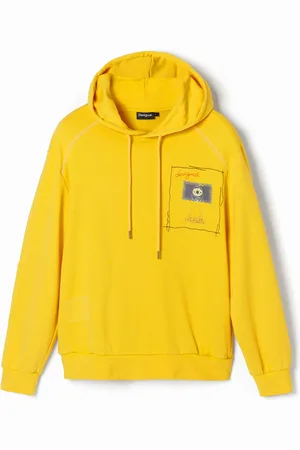 Desigual Sudadera patchwork mensaje - - L