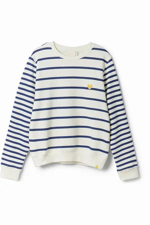 Desigual Sudadera rayas imagotipo - - XXL