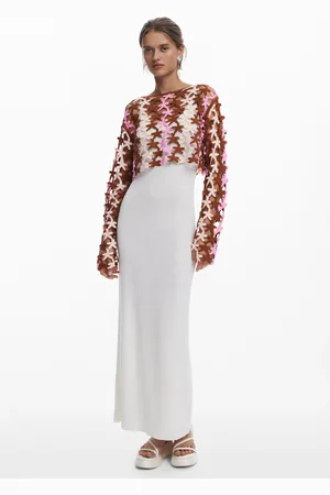 Desigual Vestido 2en1 crochet - - L