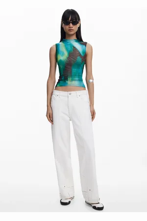 Desigual Camiseta tul degradado - - L