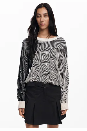 Desigual Jersey canalé - - XL
