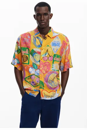 Desigual Camisa manga corta frutas - - L