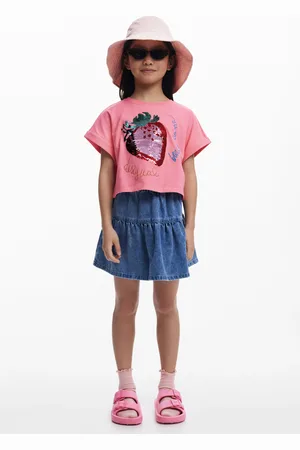 Desigual Minifalda vaquera cerezas - - 11/12