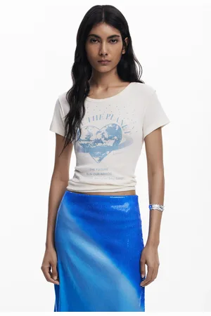 Desigual Camiseta "Love the planet" - - L