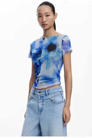 Desigual Camiseta tul rib - - L