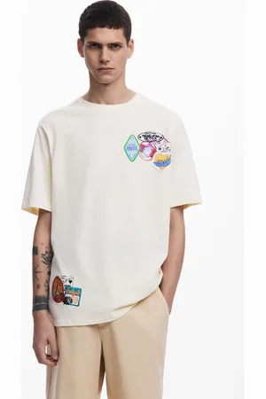 Desigual Camiseta manga corta bordados - - L