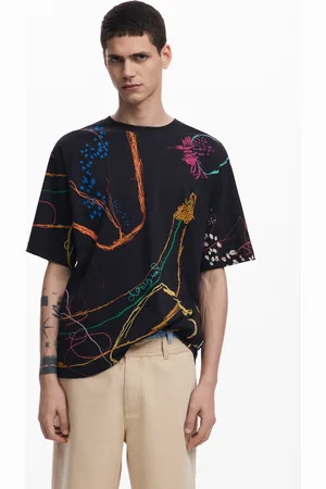 Desigual Camiseta manga corta dibujos - - L