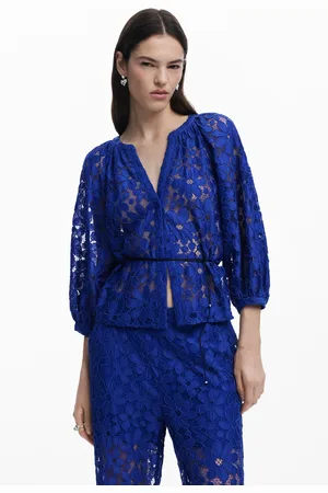 Desigual Blusa troquelada - - L