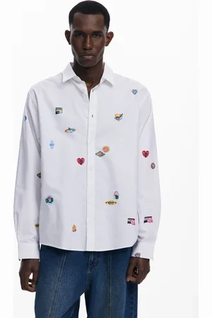 Desigual Camisa manga larga dibujos - - L