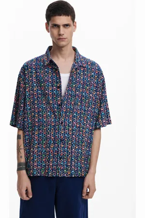 Desigual Camisa manga corta étnica - - L