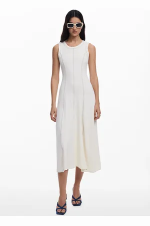 Desigual Vestido pespuntes - - L