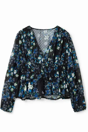 Desigual Blusa plumeti flores - - L