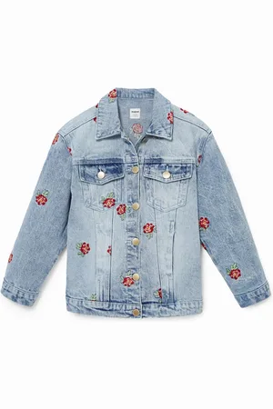Desigual Cazadora vaquera rosas - - 11/12