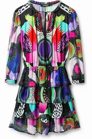 Desigual Vestido capas M. Christian Lacroix - - L