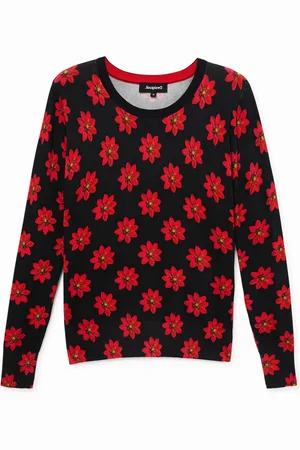 Desigual Jersey punto flores - - L