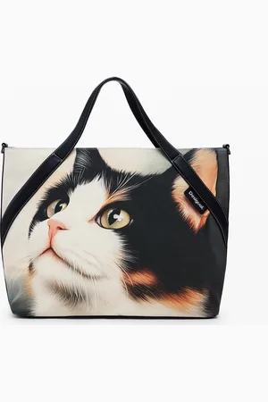Desigual Bolso shopper gato grande - - U