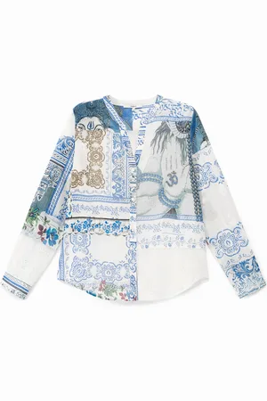 Desigual Camisa hindú 100% algodón - - L