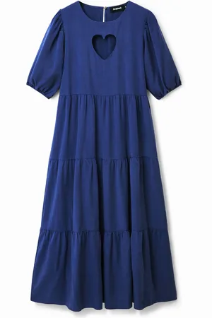 Desigual Vestido midi corazón - - L