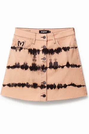 Desigual Minifalda vaquera tie- - RED - 34