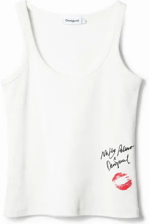 Desigual Camiseta tirantes beso Nathy Peluso - - L
