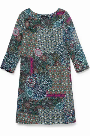 Desigual Vestido corto boho mandalas - - 36