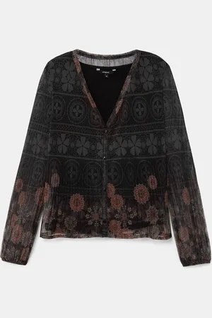 Desigual Camisa plisada mandalas - - L
