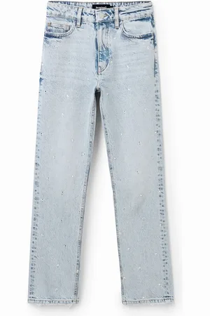 Desigual Vaqueros Straight strass - - 34