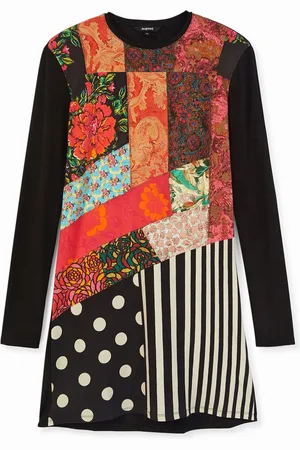 Desigual Vestido camisetero corto - - M