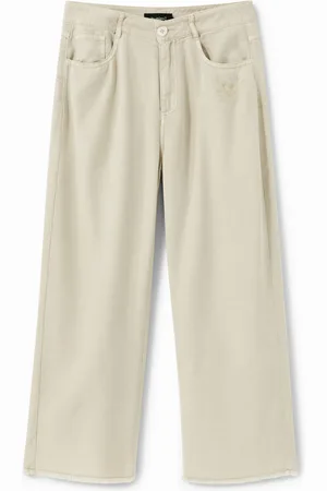 Desigual Pantalón culotte cropped 100% Lyocell - - 34