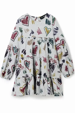 Desigual Vestido dibujos corazones - - 11/12