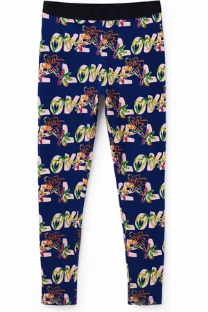 Desigual Leggings flores Love - - L