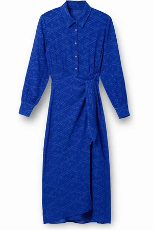 Desigual Vestido midi cruzado - - M