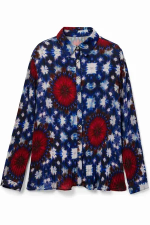 Desigual Camisa plisada estampado tie dye - - L