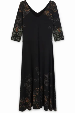 Desigual Vestido midi floral - - M