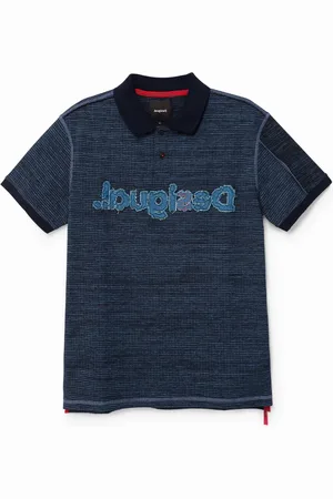 Desigual Polo parches 100% algodón - - L