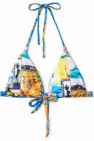 Desigual Top de bikini triangular reversible - - L