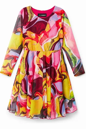 Desigual Vestido tul print digital - - 3/4