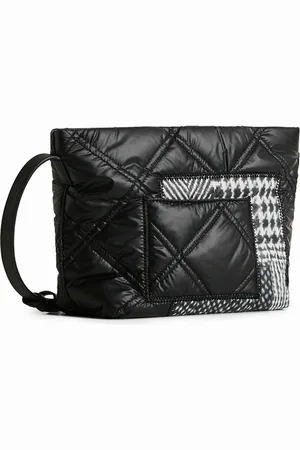 Desigual Bandolera pequeña patch pata de gallo - - U