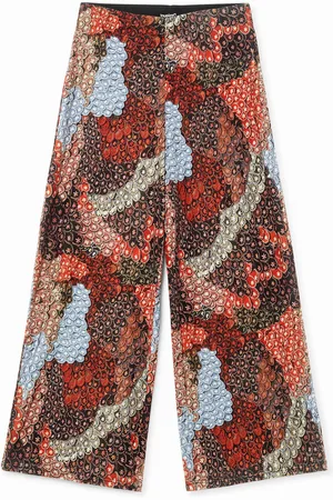 Desigual Pantalón ancho estampado - - L