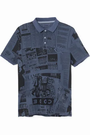 Desigual Polo algodón estampado - - S