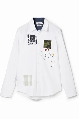 Desigual Camisa popelín patch - - L