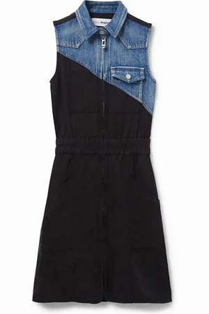 Desigual Vestido camisero bimateria - - 3/4