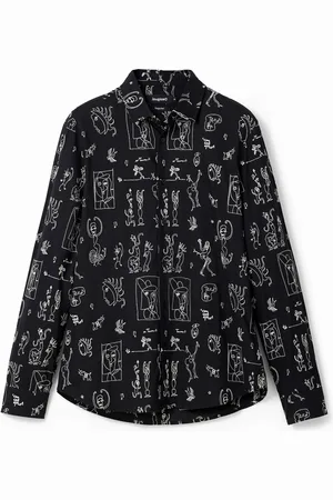 Desigual Camisa dibujos arty - - M